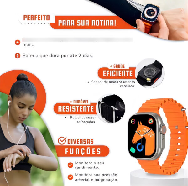 Smartwatch 4g Celular De Pulso Horizon 2GB Ram 16GB Armazenamento - Image 6