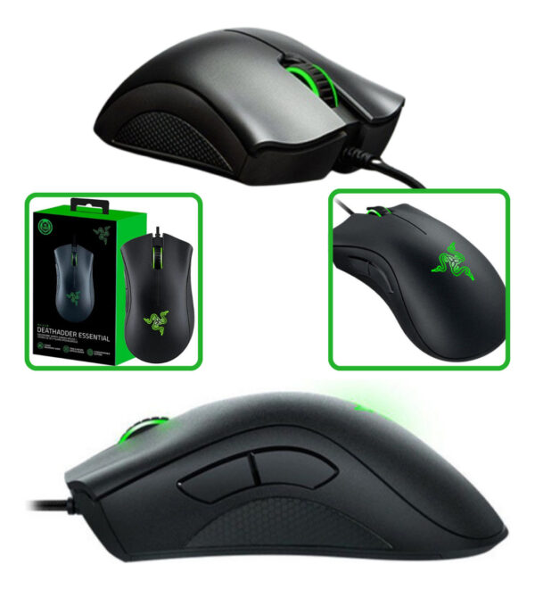 Mouse Deathadder Razer Essential Gamer 6400 Dpi 5 Botões - Imagem 3